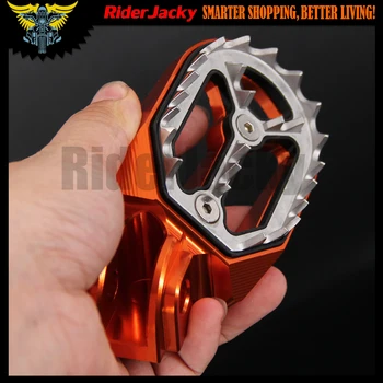 CNC Aluminum Orange Motorcycle foot rests footrest footpegs Pegs Pedals For KTM 950/990 ADVENTURE/S/R 2003-2012 2008 2009 2010