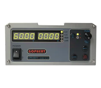 CPS-6011 0-60V 0-11A Tikslumo PFC kompaktinis Skaitmeninis Reguliuojamas DC Maitinimo CPS6011 impulsinis maitinimo šaltinis