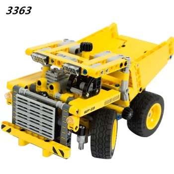 DECOOL 2017 Naujas 3363 Kasybos Sunkvežimių Kūrimo Bloką Plytų Žaislas Berniukas Žaidimas Modelio Automobilių Dovana Suderinama su 42035 
