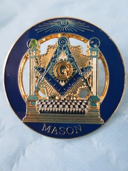 Didmeninė, Masinu Atvartas Smeigtukai Ženklelis Mason Freemason AMP 14 dydis 2.4 cm