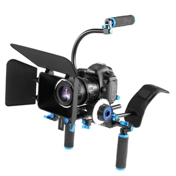 Dslr Fotoaparatas Įrenginys Filmų Rinkinys matte box & Atlikite Dėmesio ir Pečių padas 5d2 5d3 5DII 5DIII Vaizdo Kameros ir fotoaparato