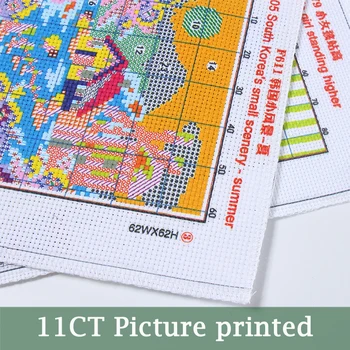 Dvasia drugelis Atspausdinta ant Drobės DMC Skaičiuojamas Kinijos Kryželiu Rinkiniai spausdinti kryželiu Siuvinėjimo rinkinys Rankdarbiams