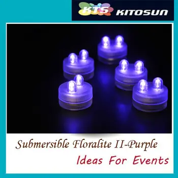 Dvigubas super kokybės žvakė vandeniui led gėlių šviesos diodų (LED Povandeninis Vestuvių Gėlių Dekoracijos Žvakė Arbata šviesos