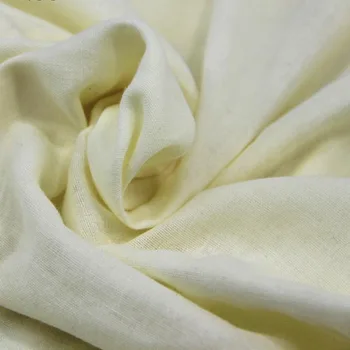 Dvigubo sluoksnio medvilnės šviežios grietinėlės minkštas tekstilės audinio, 