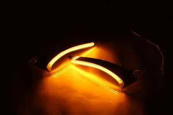 EOsuns LED DRL šviesos važiavimui dieną, aukščiausios kokybės, su geltona posūkio signalai-16 mazda 2, belaidžio tinklo jungiklis