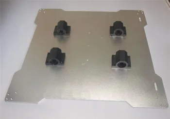 Funssor 4 vnt metalo aliuminio lydinio lovos rėmu Y ašies stalo-lovos rėmo guolių laikiklį rinkinys Lulzbot TAZ 3D spausdintuvas atnaujinti