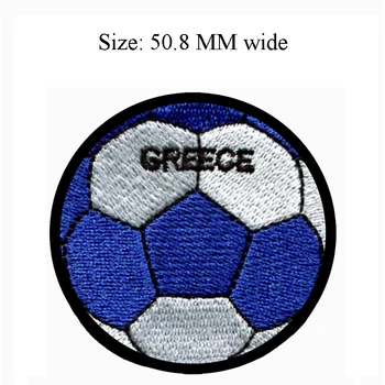 Futbolo Kamuolys Graikija siuvinėjimo pleistras 50.8 MM pločio /mitas/žaidimas/paplitusi pleistras