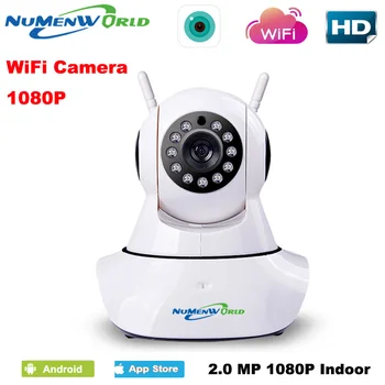 HD 1080P IP Kamera, wifi kamera, stebėjimo kameros sd 64GB camara Belaidžio p2p IP camara PTZ Wifi Saugumo Cam nemokamas pristatymas
