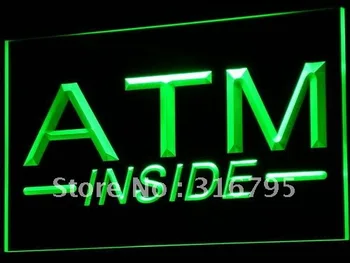 I565 ATM Viduje Ekranas Suvilioti NAUJAS LED Neon Light Pasirašyti On/Off Jungiklis 20+ Spalvos, 5 Dydis