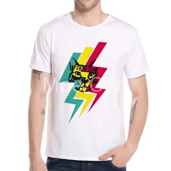 Iki 2017 m. Vasaros Vyrų 3D T-Shirt Bob Dawei Katė Gyvūnų Dizainas Vyrų Marškinėliai Mados Drabužių Hipster Kietas Įgulos Kaklo Viršūnes Tee L10-C-68