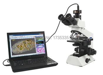 Imtis mikroskopu foto ir video į PC DCE-LX1000 10.0 MP USB Mikroskopo vaizdo Kamera su analizės Programinė įranga