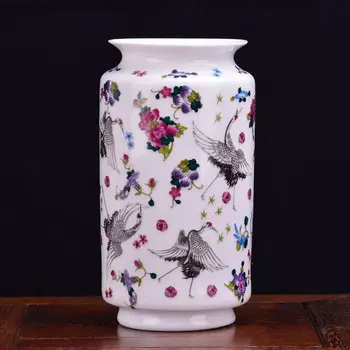 Jingdezhen keramikos vaza vaza su šviesos modernus minimalistinio kambarį apdaila amatų įvairių stilių