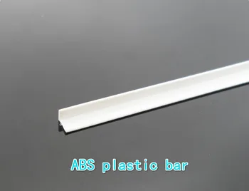 Kampas ABS kampas kampas 4*4mm plastiko profilių modelis statybinės medžiagos 