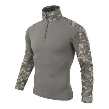 Kamufliažas Kariuomenės taktinių Combat uniform karinės Medžioklės marškinėliai krovinių multicam Airsoft dažasvydis audinio, su alkūnės pagalvėlės viršų paltai