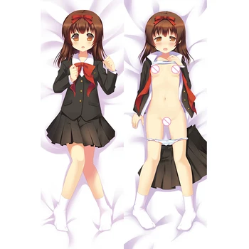 Karšto Japonų Anime Hugging Pagalvė Padengti Atveju Pagalves Dekoratyvinės Pagalvėlės dvipusės 2Way 2WT 50X160CM