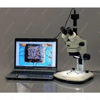 Kelio Stovi Mikroskopas--AmScope Prekių 3,5 X-90X Trinokulinis Kelio Stovi Zoom Stereo Mikroskopas + LED Žibintai