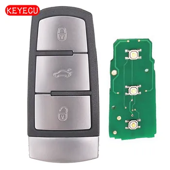 Keyecu Smart Remote Key 3 Mygtuką, 434MHz ID48 Chip Volkswagen Magotan Passat 3C0 959 752 BA