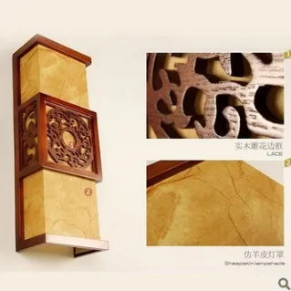 Kinijos antikvariniai raižyti mediniai sienos lova, miegamojo, prieškambario klasikinio lempos,importuotų imitacija, avikailio
