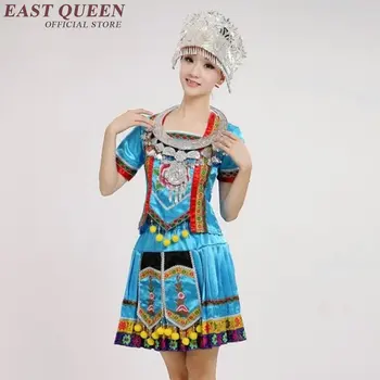 Kinijos liaudies kostiumas Moterims kinijos vasaros trumpomis rankovėmis kinijos drabužių Kinijos tradicinis kostiumas AA463z