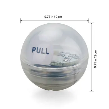 Kitosun Šmėžavimas Pasakų Perlai skaidraus Plastiko Kamuolys Apvalus Waterprof Mini LED Baseinas Šviesos su Baterija Vestuvių Gėlių kompozicijos
