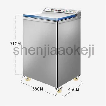 Komercinės automatinė drėgno ir sauso pramonės, vakuuminio pakavimo mašinos ZK-600 maisto ryžių plytų plastiko sandarinimo mašina 220v 1PC