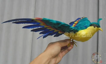 Kūrybos simulaiton spalvinga šarka žaislas polietileno & džiovyklos sparnai šarka modelis, apie 30cm 0995