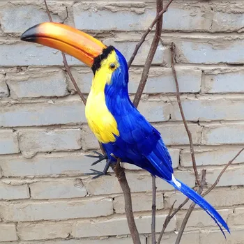 Kūrybos simuliacija, mėlyna Tukanas modelis putų&kailiai blue bird 