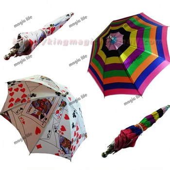 Langai su stiklo Skėtis POKERIO skėtis Geriausios kokybės magija rekvizitai magija skėtis