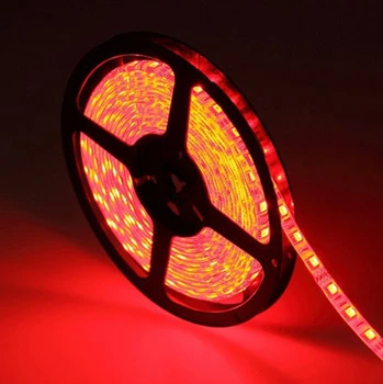 LED šviesos juostelės juostelės viena spalva arba RGB 5 metrų, 300 vnt. SMD 5050 IP20 ne vandeniui DC 12V