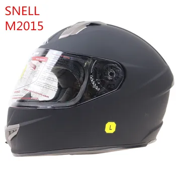 Lenktynių šalmas SNELL Mstandartinio motociklo šalmas, nekilnojamojo vairuotojai S M L XL galima