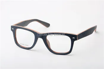 LONSY Mados Derliaus Acetatas Medienos Optiniai Akinių Rėmeliai Prekės Dizaineris akiniai Rėmeliai Moterų, Vyrų Oculos de grau TA25866