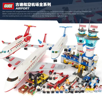 Lėktuvo Žaislas Oro Autobusų Modelis Lėktuvas Blokai Nustato Modelį 