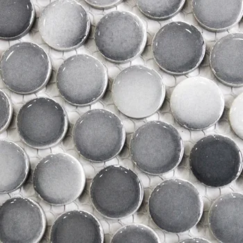 Mados pilka turas keramikos mozaikos plytelės virtuvės backsplash vonios sienelės popieriaus plytelės, dušo fone namų puošybai patalpų