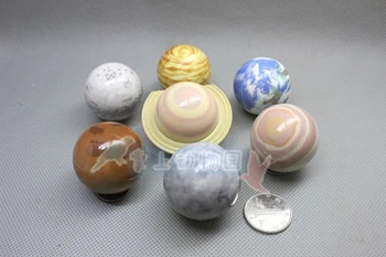 Magnetas Pav Kosminės Planetos, Mėnulis, Žemė, Jupiteris Gyvsidabrio Saturnas Venera Marsas refridge lipdukas modelis žaislas 8pcs/set