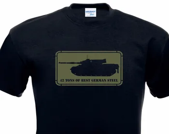 Medvilnės, trumpomis Rankovėmis 3D Print T-Shirt Tankas Leopard 1 A5 42 Tonų Tonų Bakas Vokietija, bob Marley Tee Marškinėliai