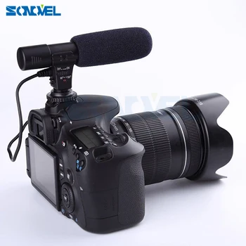 Mic-01 Profesinės Karabinai Kameros Išorės Stereo Mikrofonas Nikon D7500 D7200 D5600 D5500 D5300 D3300 D810 D750 D500 D5 D4