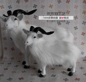 Modeliavimo mielas baltas avis modelis polietileno&kailiai, avies modelį, namų dekoravimo prekėms ,modelis dovana d763