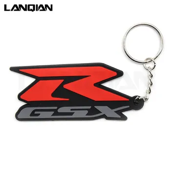 Motorcycle Accessories 3D Soft Rubber Keychain Key Ring Key chain keyring Stickers For Suzuki GSXR600 GSXR750 GSXR1000 GSXR 1300