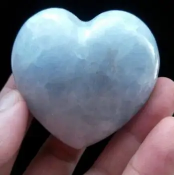 Natūralių Kristalų Putojančio Mėlyna Celestite Mineralinių Pavyzdys širdies gijimą