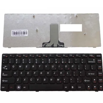 Nauja Klaviatūra LENOVO V370 V370G V370A V370GT JAV juodos spalvos nešiojamojo kompiuterio klaviatūra