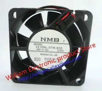 Naujas Originalus NMB 2410ML-07W-B30 48V 0.07 A 6CM 60*60*25MM Keitiklio vandeniui Aušinimo ventiliatorius