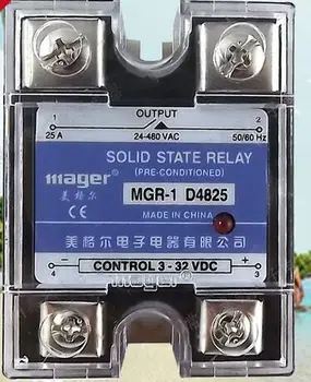 Naujas originalus vienfaziai SSR SSR vienfaziai solid - state relay AC - reguliuojamas AC 25A VALD - 1 D4825 paprastai atidaryti 220V