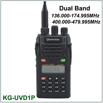 Naujas Originalus Wouxun KG-UVD1P VHF/UHF Dual Band 136.000-174.995 MHz & 400.000-479.995 MHz, FM siųstuvas-imtuvas