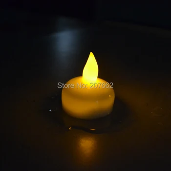 Nemokamas pristatymas 480pcs/daug Slankiojo Vandeniui LED Arbatos Žvakių Šviesos Baterijos naudojamos lempos Vestuvių Dekoravimas