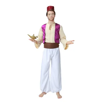 Nemokamas pristatymas Aladdin ir stebuklinga lempa Cosplay Kostiumai, Aladin& Jasmine Princesė Suaugusiųjų/Grils Etape Šokio Šeimos Drabužiai Kostiumas