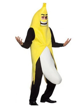 Nemokamas pristatymas Juokinga bananų Helovinas Kostiumas šalis, bananų veiklos drabužiai, kostiumai, kostiumai festivalis