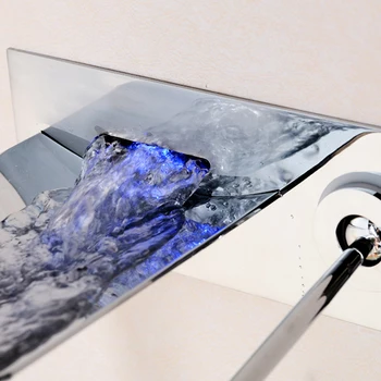 Nemokamas pristatymas NAUJOS LED vonios maišytuvas žalvaris 
