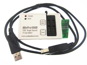 New 1pcs USB MinPro100B Programmer for Main Board BIOS SPI FLASH 24/25 EEPROM