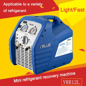 Nešiojamų Mini Refrigerant Recovery Mašina Perdirbimo Mini Mašina Nešiojamų Atkūrimo Šaldymo Jungtinės Mašinų VRR12L