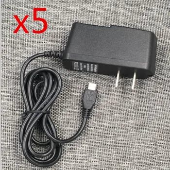 NOTOW (5vnt/lot )JAV Prijungti 5V 2A Micro USB Sieninis Įkroviklis Adapteris, Maitinimo Laidas, Skirta 